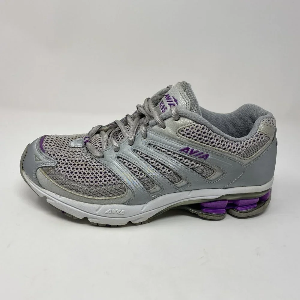 Avia Women's Model 6215 Sneaker Sz 8 1/2 Silver‎